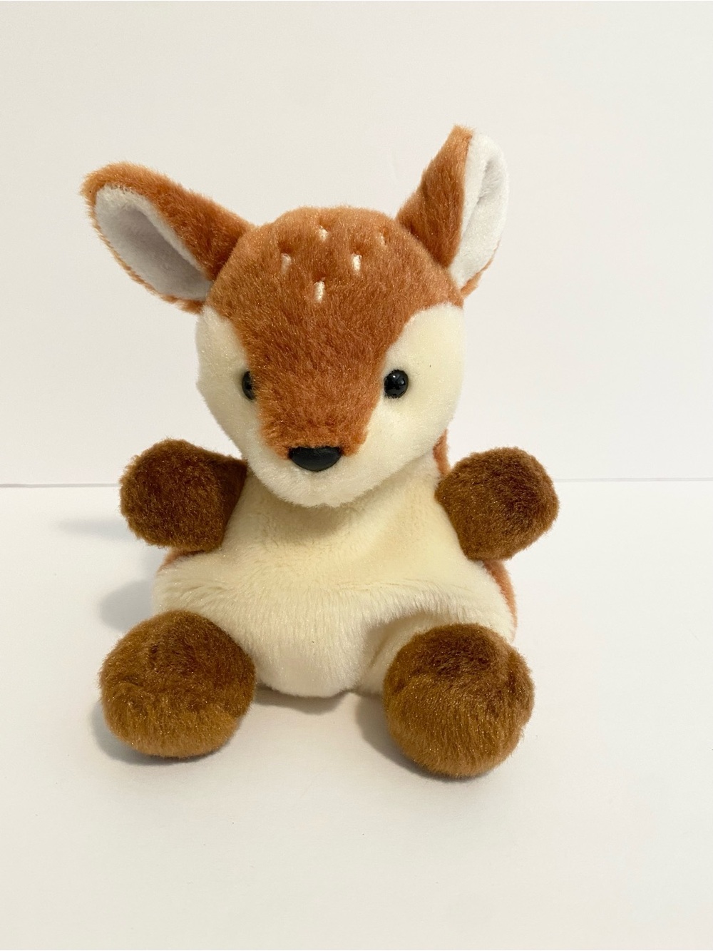 Palm Pals Deer Fawn Woodland Aurora World Plush Stuffed Animal Toy 5” Beanie